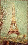 Georges Seurat Iron tower France oil painting artist
